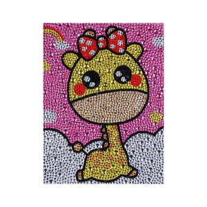 Crystal Rhinestone Full Diamond Painting - Cute giraffe - Hibah-Diamond?painting art studio