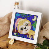 Crystal Rhinestone Full Diamond Painting- Cute monkey - Hibah-Diamond?painting art studio