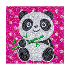 Crystal Rhinestone Full Diamond Painting - Cute panda - Hibah-Diamond?painting art studio