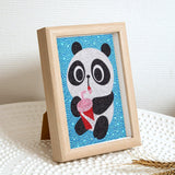 Crystal Rhinestone Full Diamond Painting - Cute panda - Hibah-Diamond?painting art studio