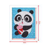 Crystal Rhinestone Full Diamond Painting - Cute panda - Hibah-Diamond?painting art studio