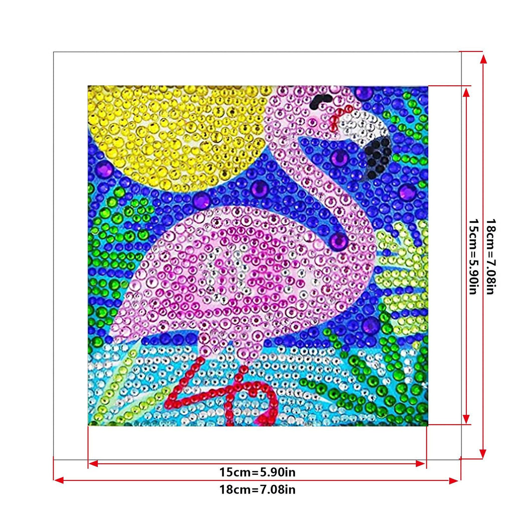 Crystal Rhinestone Full Diamond Painting - Flamingo - Hibah-Diamond?painting art studio
