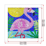 Crystal Rhinestone Full Diamond Painting - Flamingo - Hibah-Diamond?painting art studio