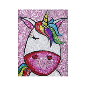 Crystal Rhinestone Full Diamond Painting - Handsome unicorn - Hibah-Diamond?painting art studio