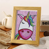 Crystal Rhinestone Full Diamond Painting - Handsome unicorn - Hibah-Diamond?painting art studio