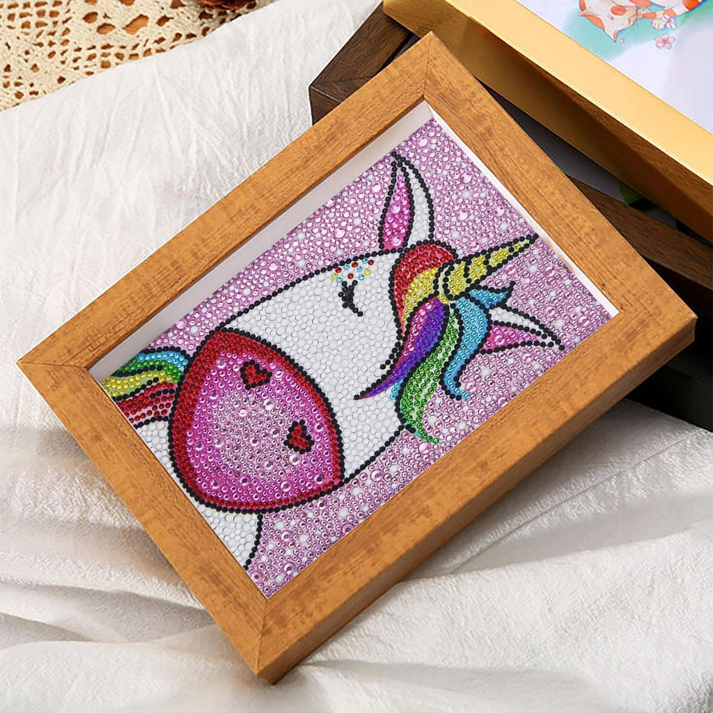 Crystal Rhinestone Full Diamond Painting - Handsome unicorn - Hibah-Diamond?painting art studio