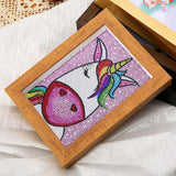 Crystal Rhinestone Full Diamond Painting - Handsome unicorn - Hibah-Diamond?painting art studio