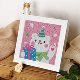 Crystal Rhinestone Full Diamond Painting - Happy bear - Hibah-Diamond?painting art studio