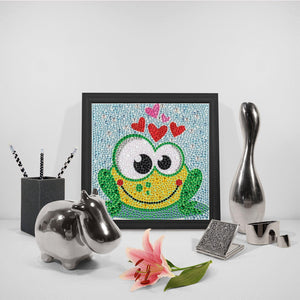 Crystal Rhinestone Full Diamond Painting-Little frog - Hibah-Diamond?painting art studio