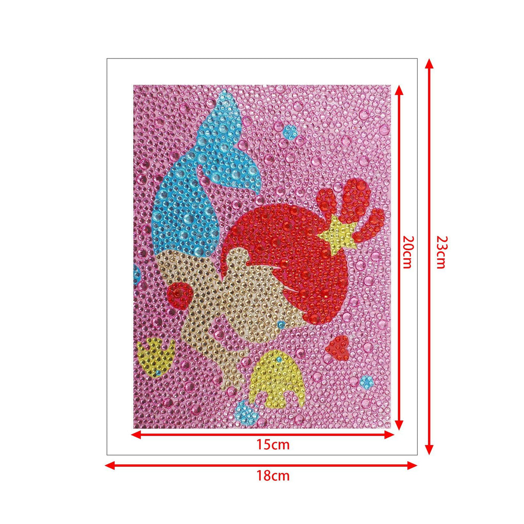 Crystal Rhinestone Full Diamond Painting - Mermaid - Hibah-Diamond?painting art studio