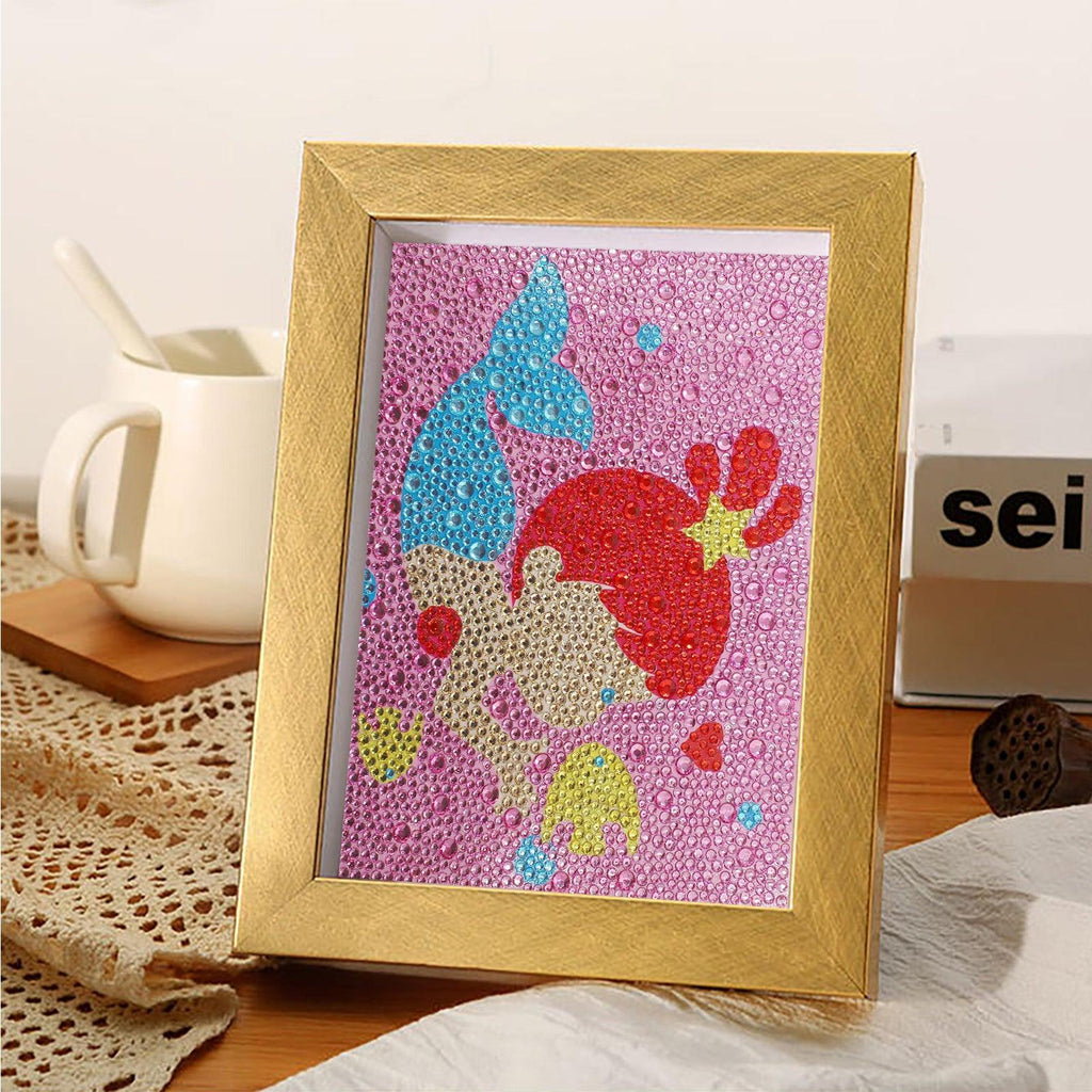 Crystal Rhinestone Full Diamond Painting - Mermaid - Hibah-Diamond?painting art studio