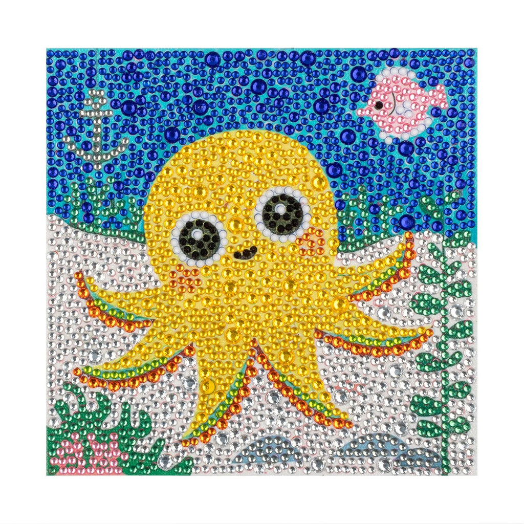Crystal Rhinestone Full Diamond Painting-Octopus - Hibah-Diamond?painting art studio