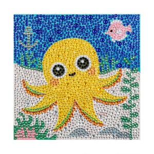 Crystal Rhinestone Full Diamond Painting-Octopus - Hibah-Diamond?painting art studio