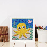 Crystal Rhinestone Full Diamond Painting-Octopus - Hibah-Diamond?painting art studio