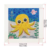 Crystal Rhinestone Full Diamond Painting-Octopus - Hibah-Diamond?painting art studio