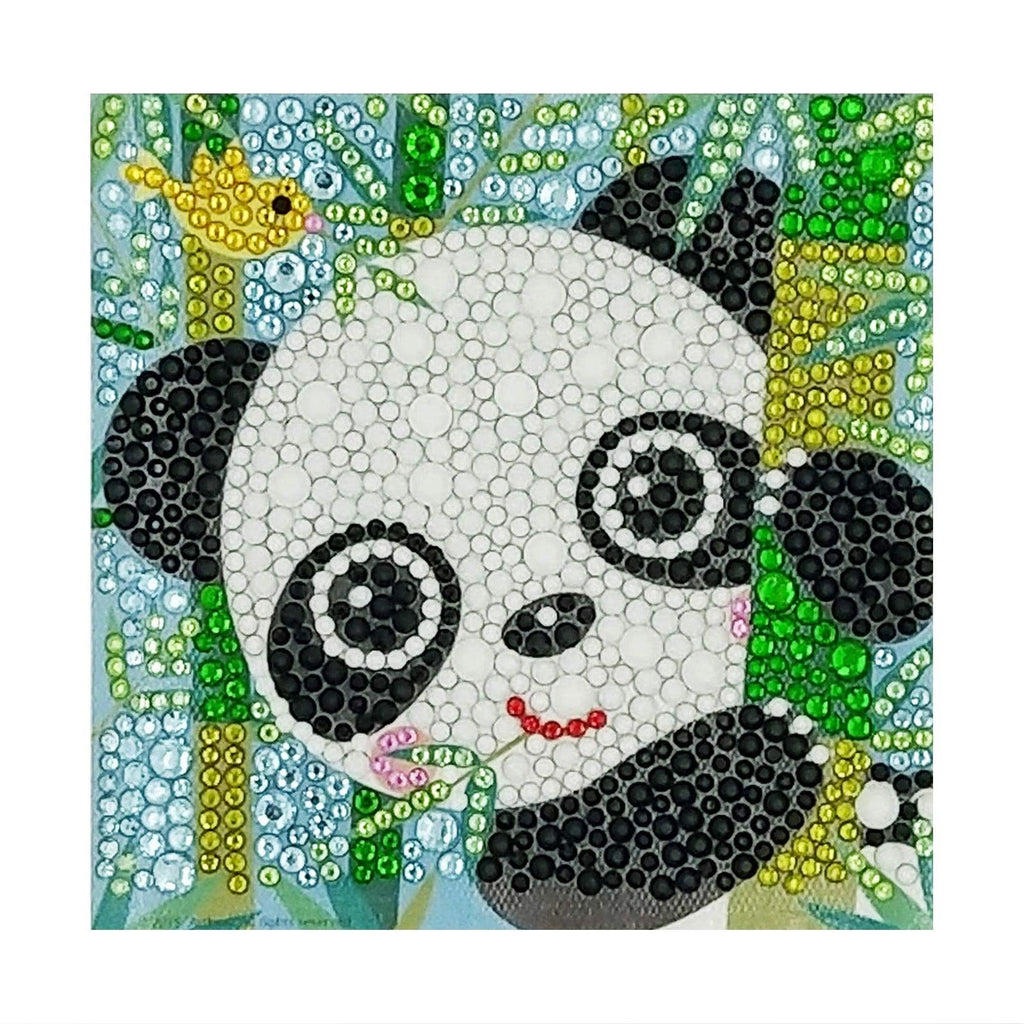 Crystal Rhinestone Full Diamond Painting - Panda - Hibah-Diamond?painting art studio