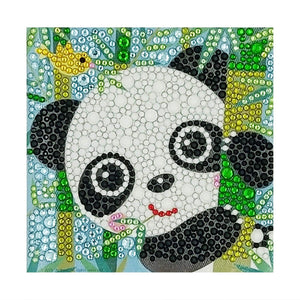 Crystal Rhinestone Full Diamond Painting - Panda - Hibah-Diamond?painting art studio