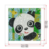 Crystal Rhinestone Full Diamond Painting - Panda - Hibah-Diamond?painting art studio