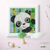 Crystal Rhinestone Full Diamond Painting - Panda - Hibah-Diamond?painting art studio