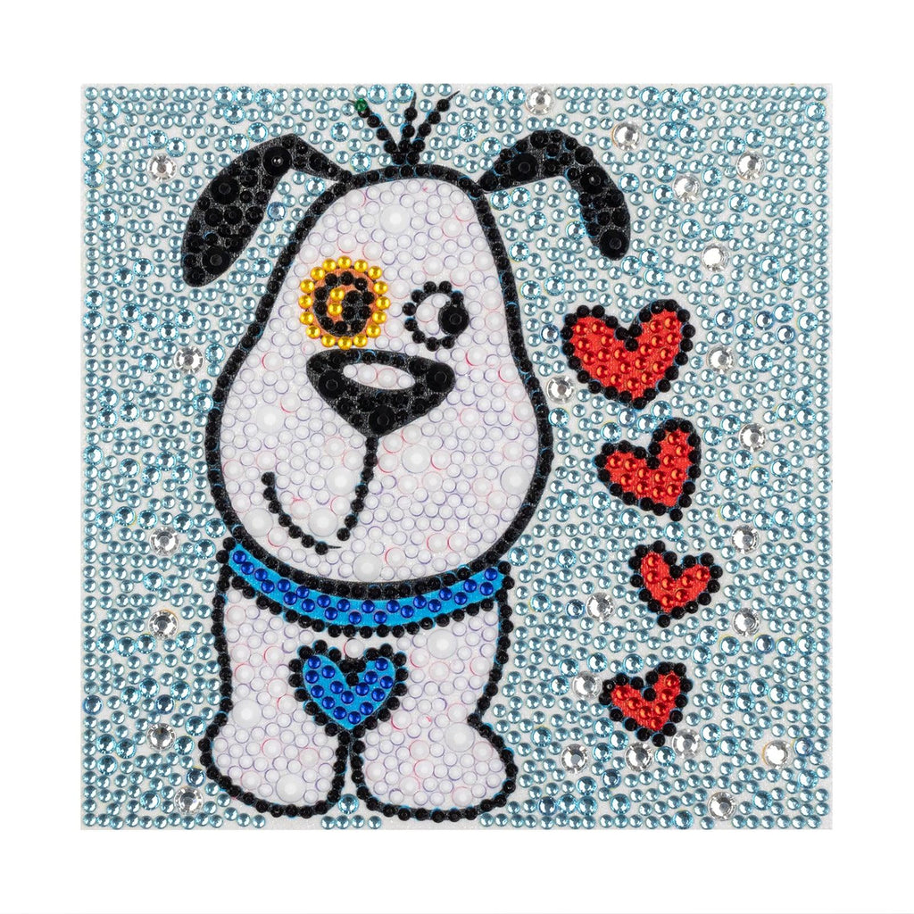 Crystal Rhinestone Full Diamond Painting-puppy - Hibah-Diamond?painting art studio