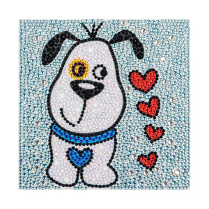 Crystal Rhinestone Full Diamond Painting-puppy - Hibah-Diamond?painting art studio