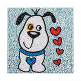 Crystal Rhinestone Full Diamond Painting-puppy