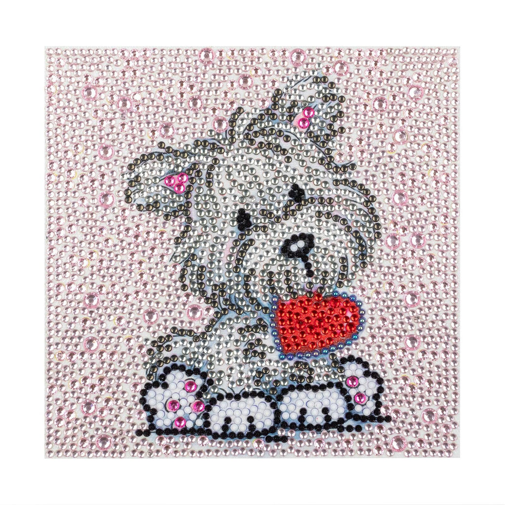 Crystal Rhinestone Full Diamond Painting-puppy - Hibah-Diamond?painting art studio