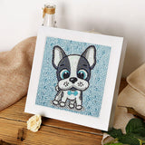 Crystal Rhinestone Full Diamond Painting-puppy - Hibah-Diamond?painting art studio