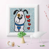 Crystal Rhinestone Full Diamond Painting-puppy - Hibah-Diamond?painting art studio