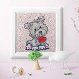 Crystal Rhinestone Full Diamond Painting-puppy - Hibah-Diamond?painting art studio