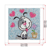 Crystal Rhinestone Full Diamond Painting-puppy - Hibah-Diamond?painting art studio