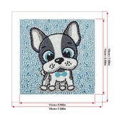Crystal Rhinestone Full Diamond Painting-puppy - Hibah-Diamond?painting art studio