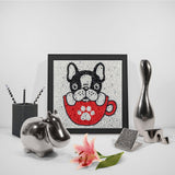 Crystal Rhinestone Full Diamond Painting-puppy - Hibah-Diamond?painting art studio