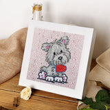 Crystal Rhinestone Full Diamond Painting-puppy - Hibah-Diamond?painting art studio