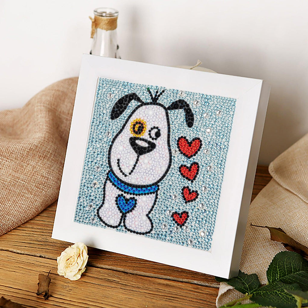 Crystal Rhinestone Full Diamond Painting-puppy - Hibah-Diamond?painting art studio