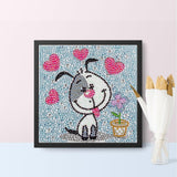 Crystal Rhinestone Full Diamond Painting-puppy - Hibah-Diamond?painting art studio