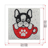 Crystal Rhinestone Full Diamond Painting-puppy - Hibah-Diamond?painting art studio