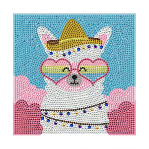 Crystal Rhinestone Full Diamond Painting - Rich cat - Hibah-Diamond?painting art studio