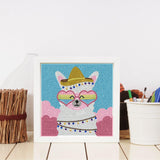 Crystal Rhinestone Full Diamond Painting - Rich cat - Hibah-Diamond?painting art studio