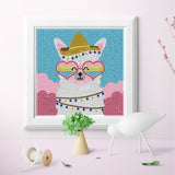Crystal Rhinestone Full Diamond Painting - Rich cat - Hibah-Diamond?painting art studio