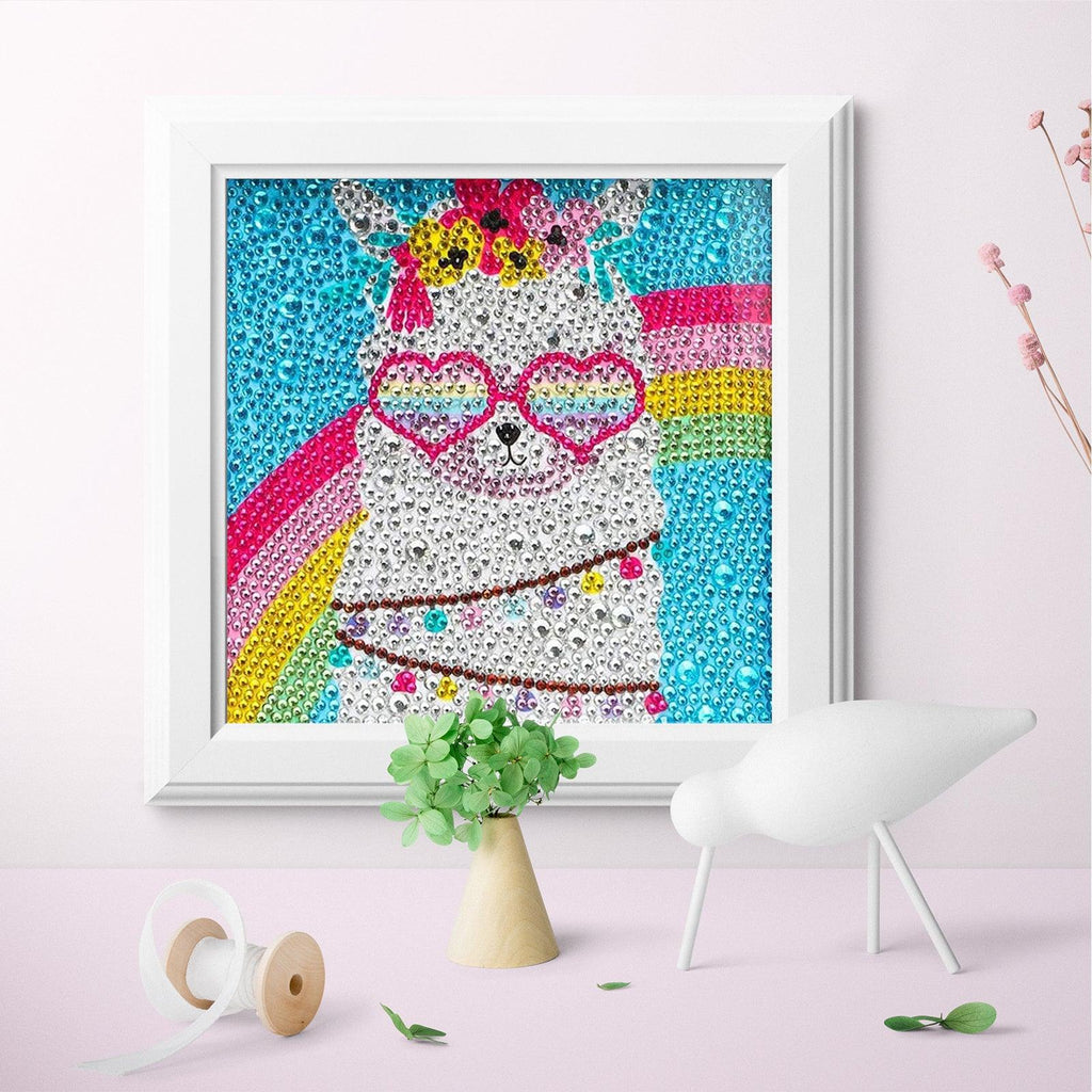 Crystal Rhinestone Full Diamond Painting - Rich cat - Hibah-Diamond?painting art studio