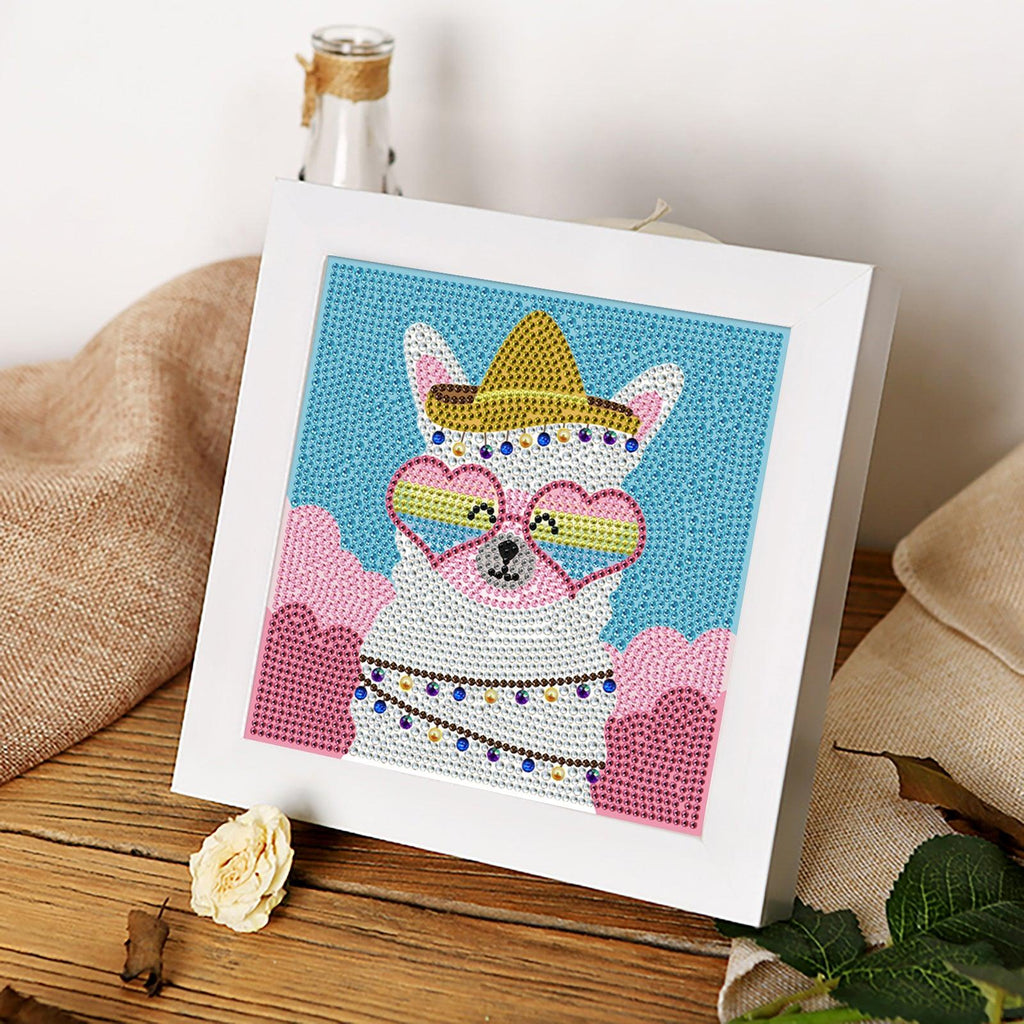 Crystal Rhinestone Full Diamond Painting - Rich cat - Hibah-Diamond?painting art studio