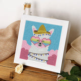 Crystal Rhinestone Full Diamond Painting - Rich cat - Hibah-Diamond?painting art studio