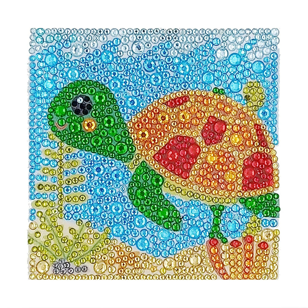 Crystal Rhinestone Full Diamond Painting - Turtle - Hibah-Diamond?painting art studio