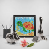 Crystal Rhinestone Full Diamond Painting - Turtle - Hibah-Diamond?painting art studio