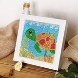 Crystal Rhinestone Full Diamond Painting - Turtle - Hibah-Diamond?painting art studio