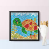 Crystal Rhinestone Full Diamond Painting - Turtle - Hibah-Diamond?painting art studio