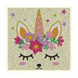 Crystal Rhinestone Full Diamond Painting - Unicorn face
