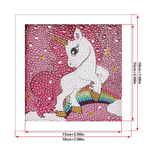 Crystal Rhinestone Full Diamond Painting - unicorn - Hibah-Diamond?painting art studio