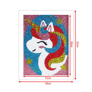 Crystal Rhinestone Full Diamond Painting - Unicorn - Hibah-Diamond?painting art studio